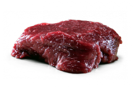 Mørnet biff av hval á 180 g - 48 stk/8,64kg