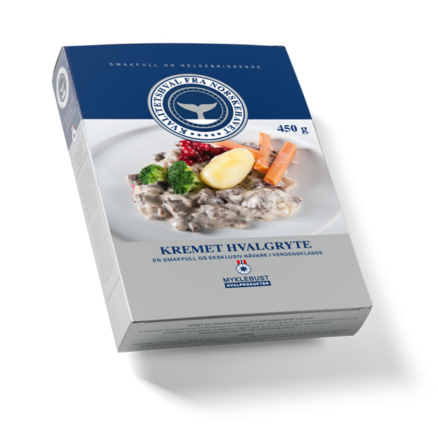 Kremet Hvalgryte 450g - Middag for to